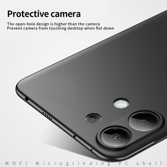 For Xiaomi Redmi Note 13 Pro 4G MOFI Micro-Frosted PC Ultra-thin Hard Phone Case(Black)