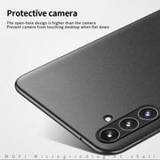 For Samsung Galaxy A34 5G MOFI Fandun Series Frosted PC Ultra-thin All-inclusive Phone Case(Blue)