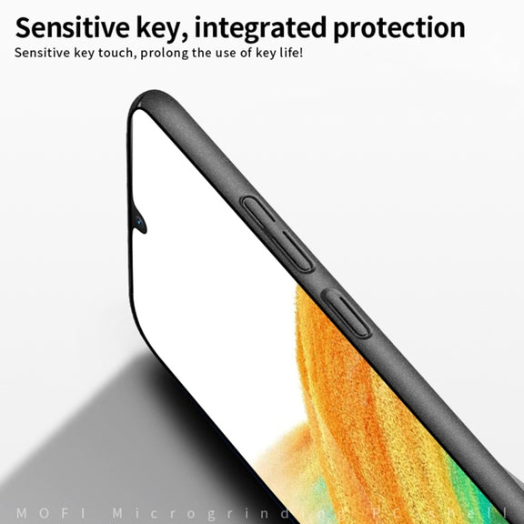 For Samsung Galaxy A54 5G MOFI Fandun Series Frosted PC Ultra-thin All-inclusive Phone Case(Blue)