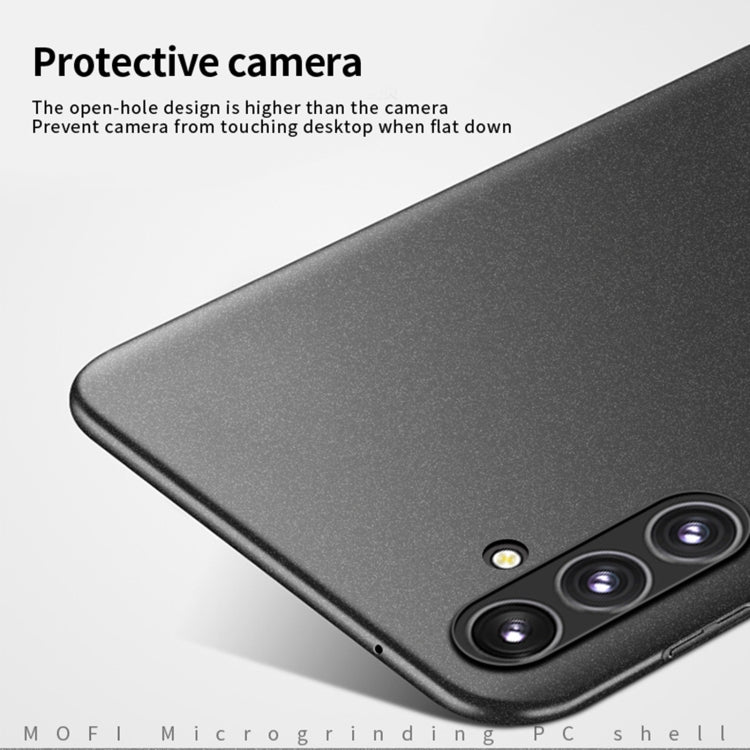 For Samsung Galaxy A54 5G MOFI Fandun Series Frosted PC Ultra-thin All-inclusive Phone Case(Gray)