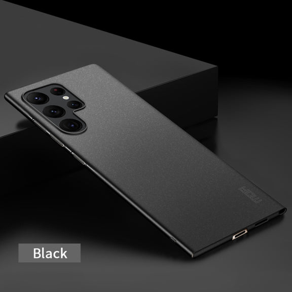 For Samsung Galaxy S24 Ultra 5G MOFI Fandun Series Frosted PC Ultra-thin All-inclusive Phone Case(Black)