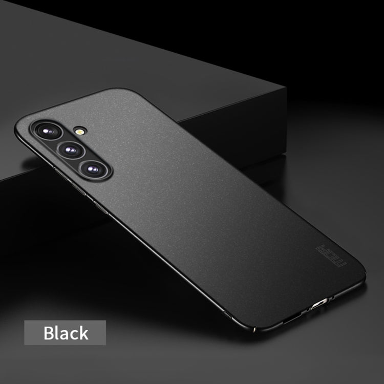 For Samsung Galaxy A35 5G MOFI Fandun Series Frosted PC Ultra-thin All-inclusive Phone Case(Black) - Galaxy Phone Cases by MOFI | Online Shopping South Africa | PMC TechLife | Buy Now Pay Later Mobicred