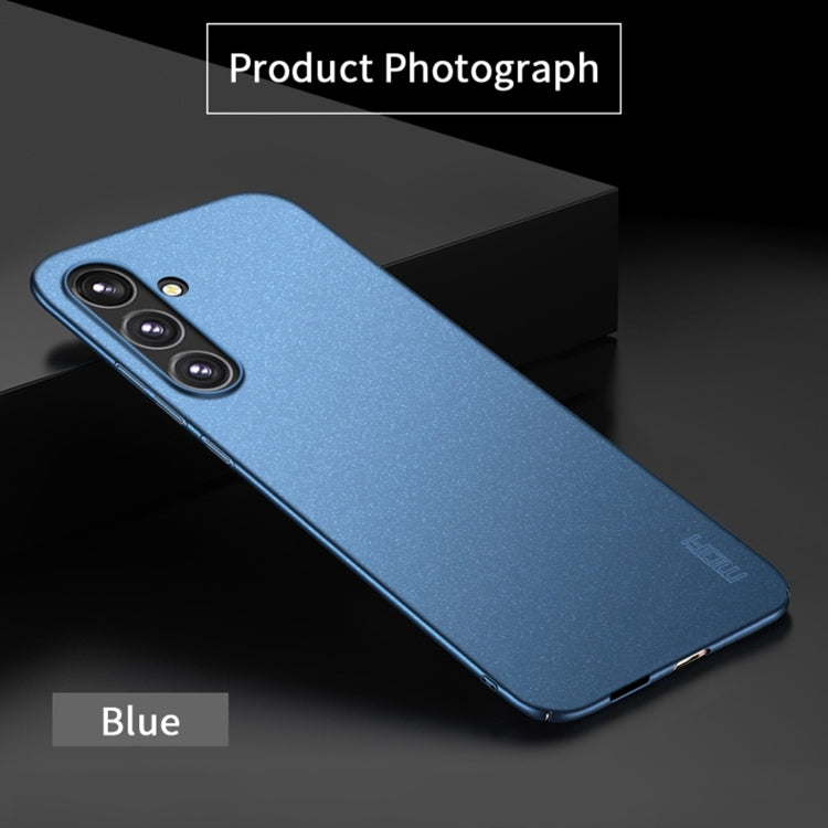 For Samsung Galaxy A55 5G MOFI Fandun Series Frosted PC Ultra-thin All-inclusive Phone Case(Blue) - Galaxy Phone Cases by MOFI | Online Shopping South Africa | PMC TechLife | Buy Now Pay Later Mobicred