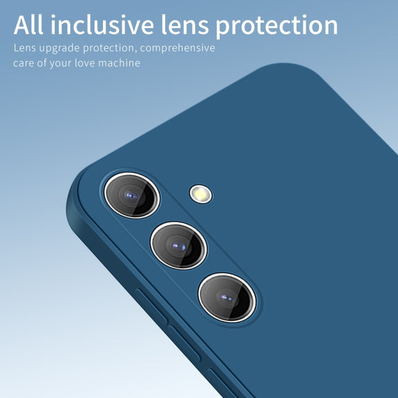 For Samsung Galaxy S24 5G PINWUYO Sense Series Liquid Silicone TPU Phone Case(Blue)