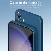For Samsung Galaxy S24 5G PINWUYO Sense Series Liquid Silicone TPU Phone Case(Blue)