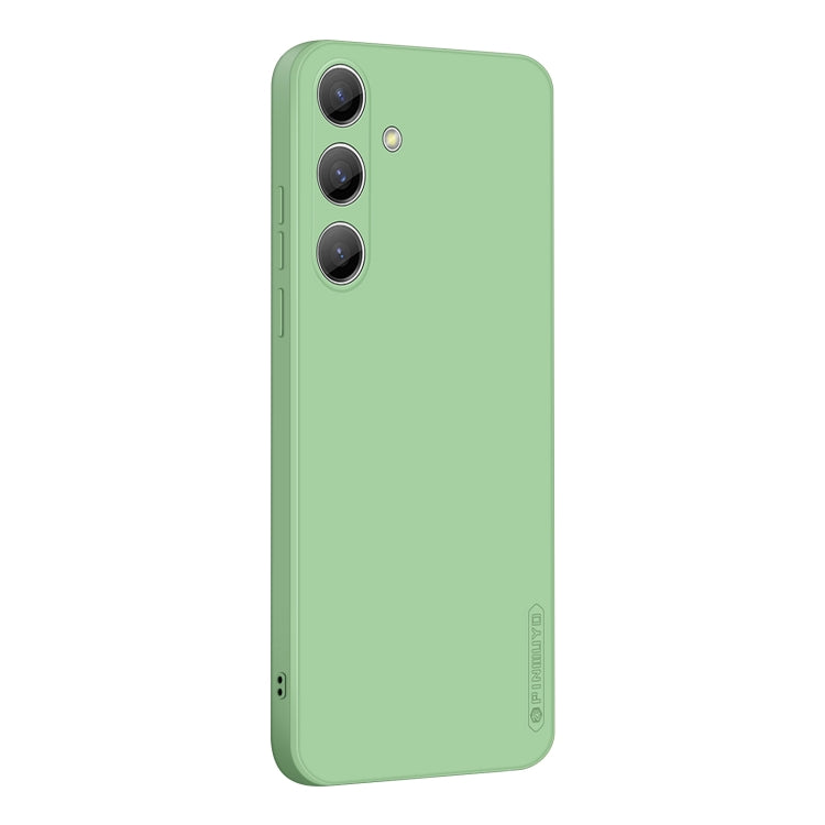 For Samsung Galaxy S24 5G PINWUYO Sense Series Liquid Silicone TPU Phone Case(Green) - free shipping - PMC Jewellery - Order now!