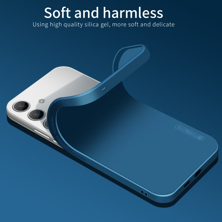 For Samsung Galaxy S24+ 5G PINWUYO Sense Series Liquid Silicone TPU Phone Case(Blue)
