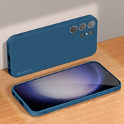 For Samsung Galaxy S24 Ultra 5G PINWUYO Sense Series Liquid Silicone TPU Phone Case(Blue)