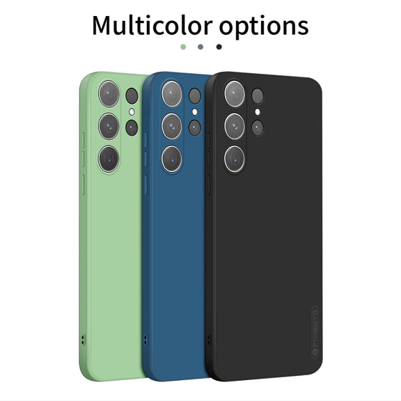 For Samsung Galaxy S24 Ultra 5G PINWUYO Sense Series Liquid Silicone TPU Phone Case(Blue)