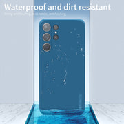 For Samsung Galaxy S25 Ultra 5G PINWUYO Sense Series Liquid Silicone TPU Phone Case(Blue)