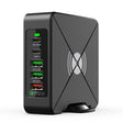 PD-75 Desktop PD Type-C USB QC 3.0 Fast Mobile Phone Charging Station Multifunctional Wireless Charger(US Plug) - Multifunction Charger by PMC TechLife | Online Shopping South Africa | PMC TechLife | Buy Now Pay Later Mobicred