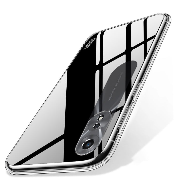 For OPPO A58 4G MOFI Ming Series Transparent Ultra-thin TPU Phone Case(Transparent)