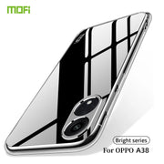 For OPPO A38 MOFI Ming Series Transparent Ultra-thin TPU Phone Case(Transparent)
