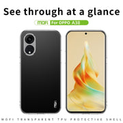 For OPPO A38 MOFI Ming Series Transparent Ultra-thin TPU Phone Case(Transparent)