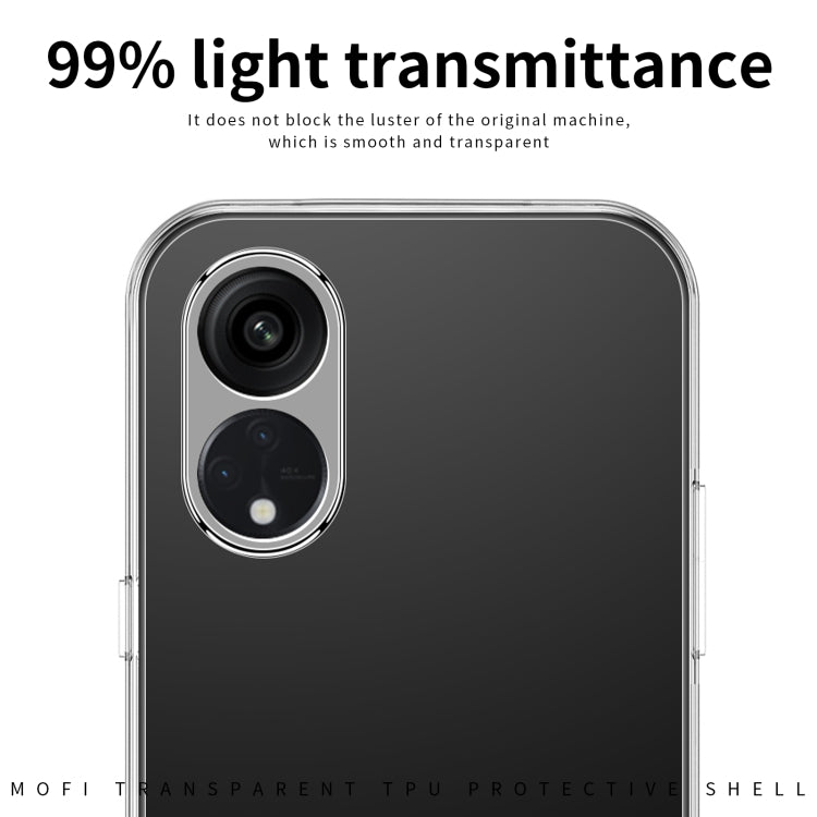 For OPPO A38 MOFI Ming Series Transparent Ultra-thin TPU Phone Case(Transparent) - A38 Cases by MOFI | Online Shopping South Africa | PMC TechLife