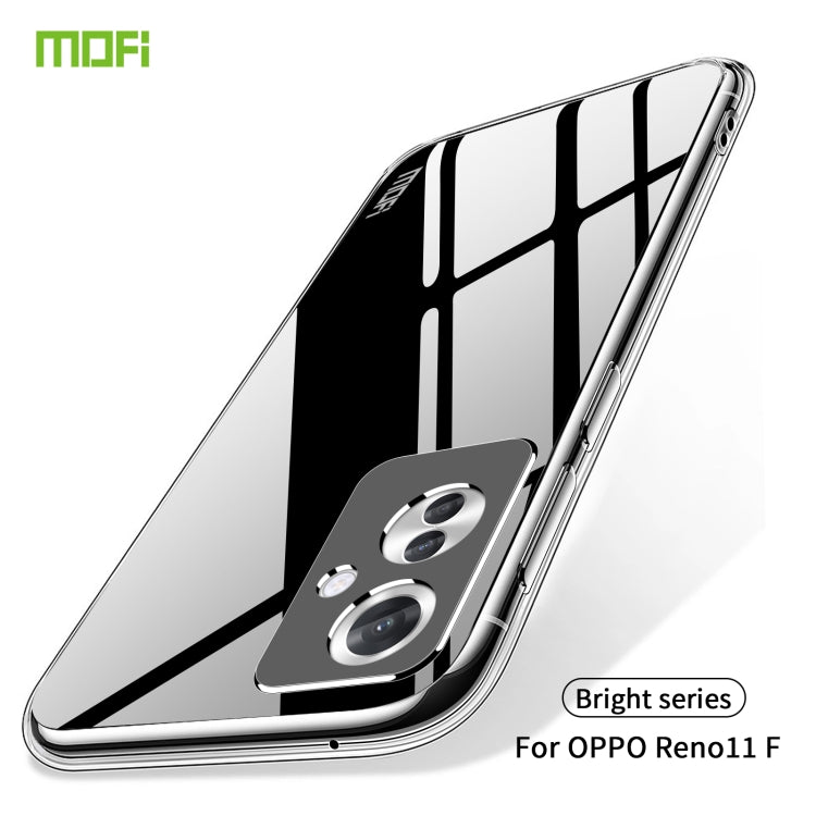 For OPPO Reno11 F MOFI Ming Series Transparent Ultra-thin TPU Phone Case(Transparent) - OPPO Cases by MOFI | Online Shopping South Africa | PMC TechLife