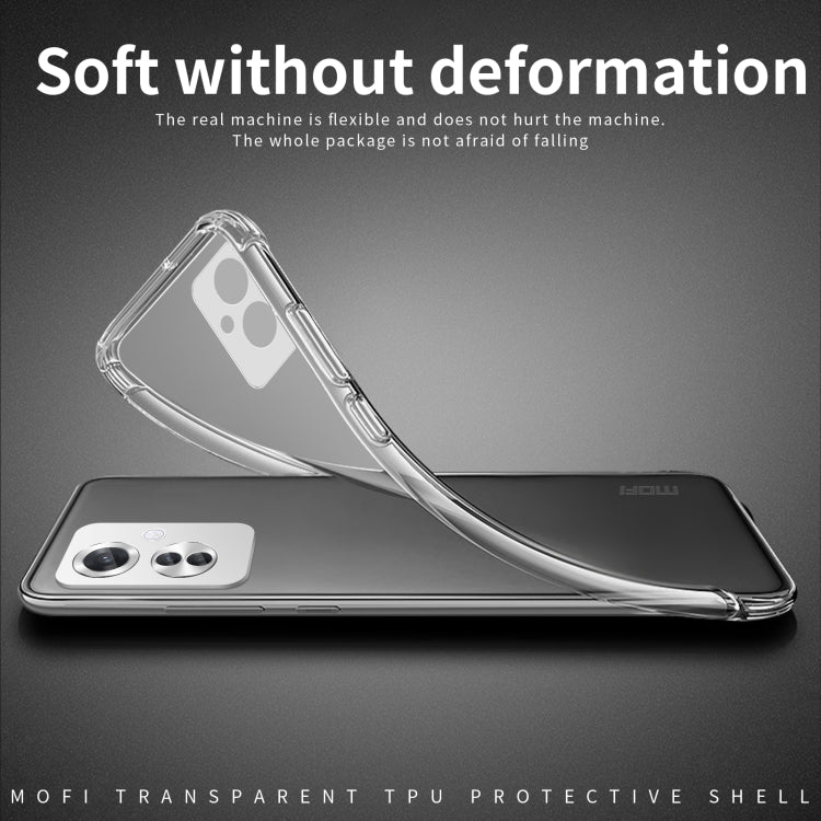 For OPPO Reno11 F MOFI Ming Series Transparent Ultra-thin TPU Phone Case(Transparent) - OPPO Cases by MOFI | Online Shopping South Africa | PMC TechLife