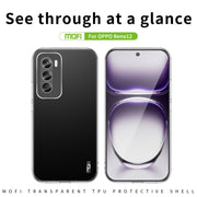 For OPPO Reno12 Global MOFI Ming Series Transparent Ultra-thin TPU Phone Case(Transparent)