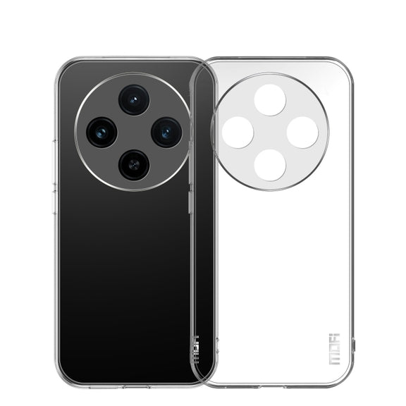 For OPPO Reno12 F 5G MOFI Ming Series Transparent Ultra-thin TPU Phone Case(Transparent)