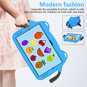 For Lenovo Tab M10 Plus TB-125 2022 Ice Baby EVA Shockproof Hard PC Tablet Case(Sky Blue+Black)