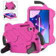 For Lenovo Tab M10 Plus TB-125 2022 Ice Baby EVA Shockproof Hard PC Tablet Case(Rose Red+Black) - Lenovo by PMC TechLife | Online Shopping South Africa | PMC TechLife | Buy Now Pay Later Mobicred