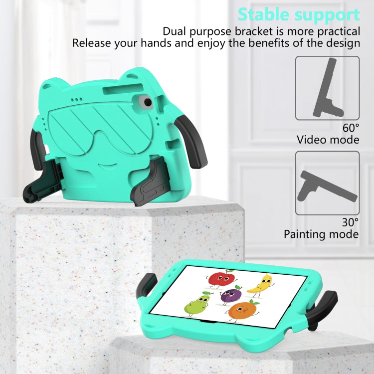 For Huawei Matepad SE 10.4 2023 Ice Baby EVA Shockproof Hard PC Tablet Case(Mint Green+Black)
