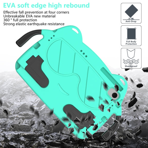 For Huawei Matepad SE 10.4 2023 Ice Baby EVA Shockproof Hard PC Tablet Case(Mint Green+Black)
