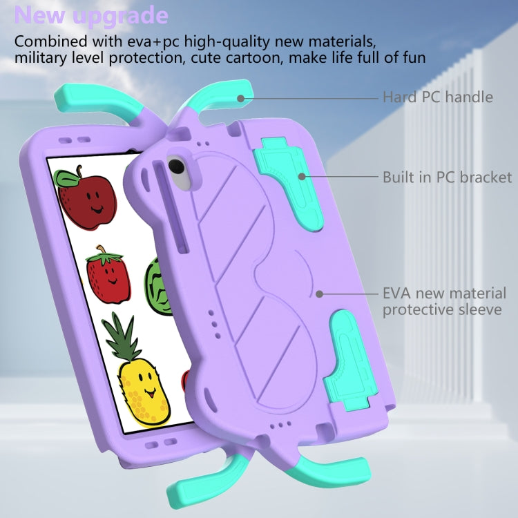 For Huawei Matepad Pro 10.8 2021/2019 Ice Baby EVA Shockproof Hard PC Tablet Case(Light Purple+Mint Green)