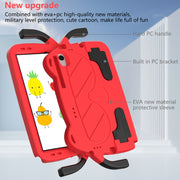 For Huawei Matepad Pro 10.8 2021/2019 Ice Baby EVA Shockproof Hard PC Tablet Case(Red+Black)