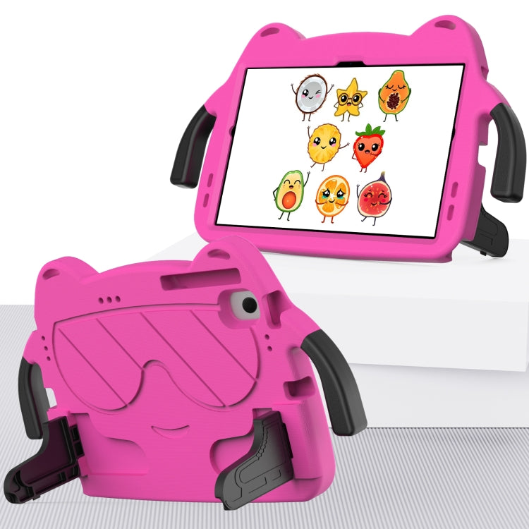 For Huawei Matepad Pro 10.8 2021/2019 Ice Baby EVA Shockproof Hard PC Tablet Case(Rose Red+Black)