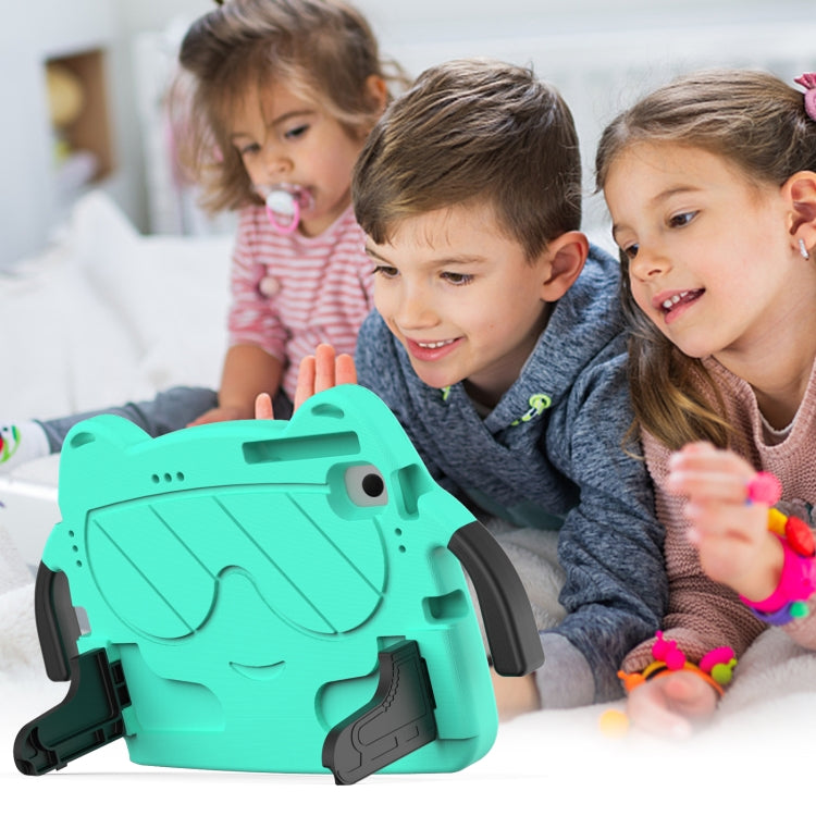 For Nokia T20 10.36 2021 Ice Baby EVA Shockproof Hard PC Tablet Case(Mint Green+Black)