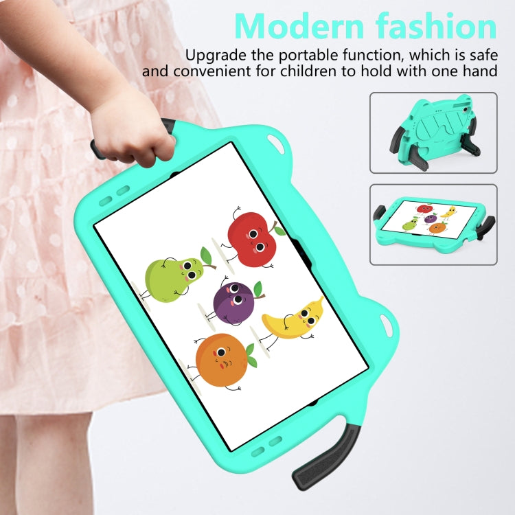 For Nokia T20 10.36 2021 Ice Baby EVA Shockproof Hard PC Tablet Case(Mint Green+Black)