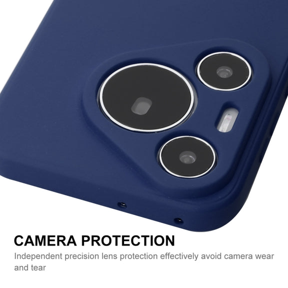 For Huawei Pura 70 Pro / 70 Pro+ ENKAY Hat-Prince Liquid Silicone Shockproof Protective Soft Case(Black)