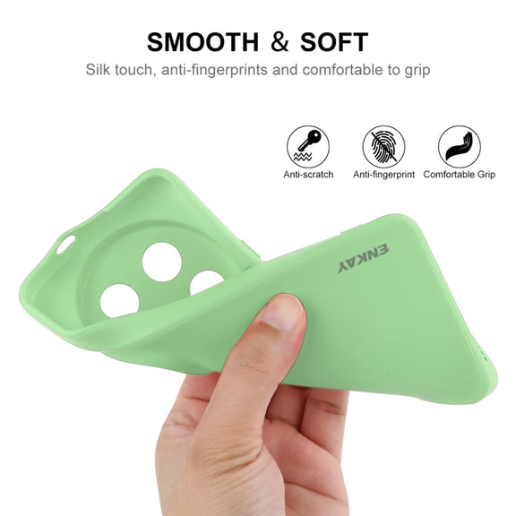 For Xiaomi 14 Ultra ENKAY Hat-Prince Liquid Silicone Shockproof Soft Phone Case(Black)