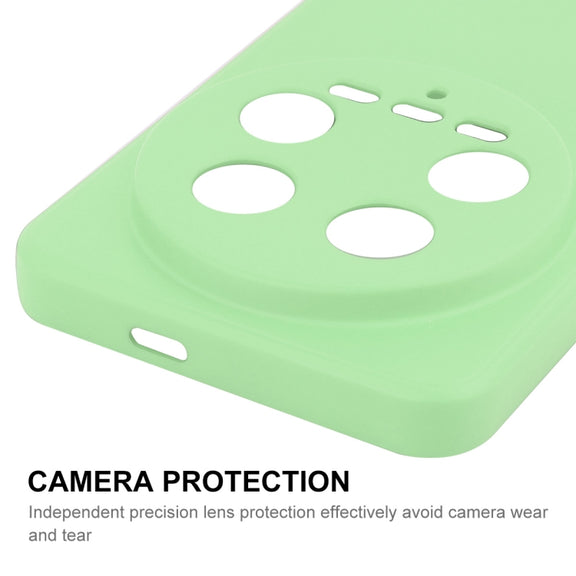 For Xiaomi 14 Ultra ENKAY Hat-Prince Liquid Silicone Shockproof Soft Phone Case(Black)