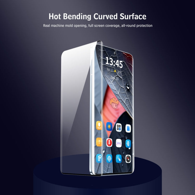 For Huawei Pura 70 Pro / 70 Pro+ / 70 Ultra 5pcs ENKAY 3D Hot Bending Side Glue Tempered Glass Full Film