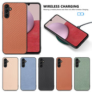 For Samsung Galaxy S25 5G Carbon Fiber Texture Leather Back Cover Phone Case(Green)