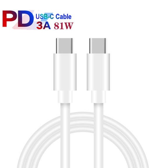 35W PD3.0 USB-C / Type-C Dual Port Charger with 2m Type-C to Type-C Data Cable, US Plug