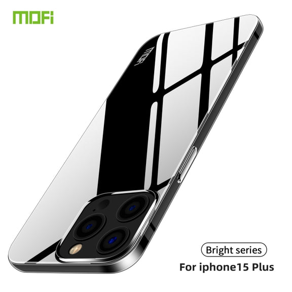 For iPhone 15 Plus MOFI Ming Series Ultra-thin TPU Phone Case(Transparent)