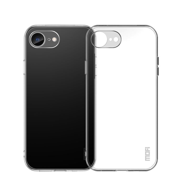 For iPhone 16e MOFI Ming Series Ultra-thin TPU Phone Case(Transparent) - iPhone 16e Cases by MOFI | Online Shopping South Africa | PMC TechLife | Buy Now Pay Later Mobicred