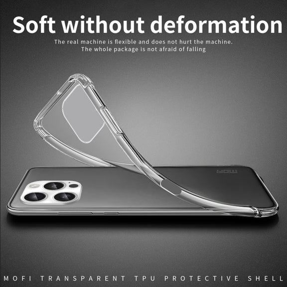 For iPhone 16 Pro MOFI Ming Series Ultra-thin TPU Phone Case(Transparent)