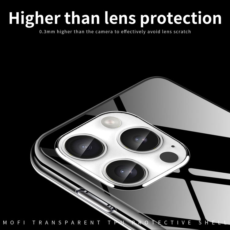 For iPhone 16 Pro MOFI Ming Series Ultra-thin TPU Phone Case(Transparent)