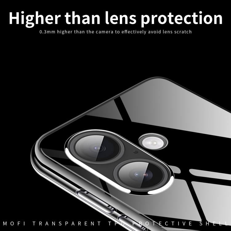 For iPhone 17 MOFI Ming Series Ultra-thin TPU Phone Case(Transparent)
