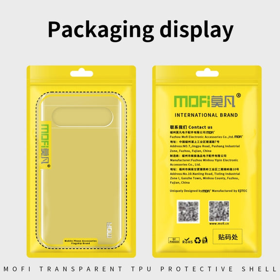For Google Pixel 8 Pro MOFI Ming Series Ultra-thin TPU Phone Case(Transparent)