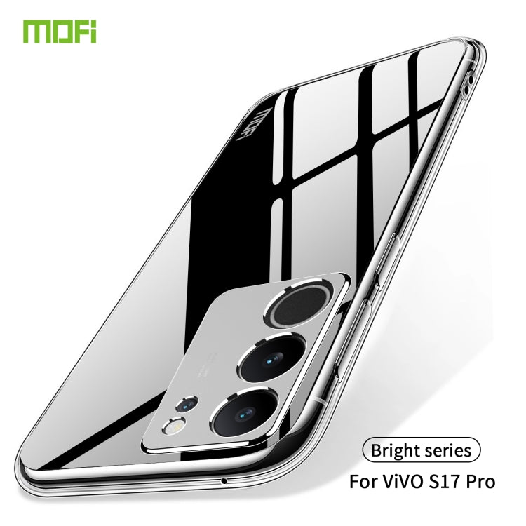 For vivo S17 Pro MOFI Ming Series Ultra-thin TPU Phone Case(Transparent) - vivo Cases by MOFI | Online Shopping South Africa | PMC TechLife