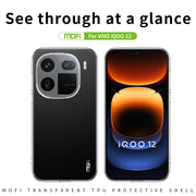 For vivo iQOO 12 MOFI Ming Series Ultra-thin TPU Phone Case(Transparent)