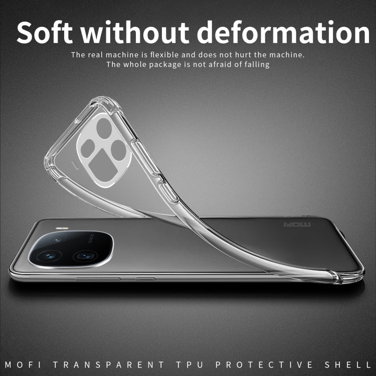 For vivo iQOO 12 MOFI Ming Series Ultra-thin TPU Phone Case(Transparent)