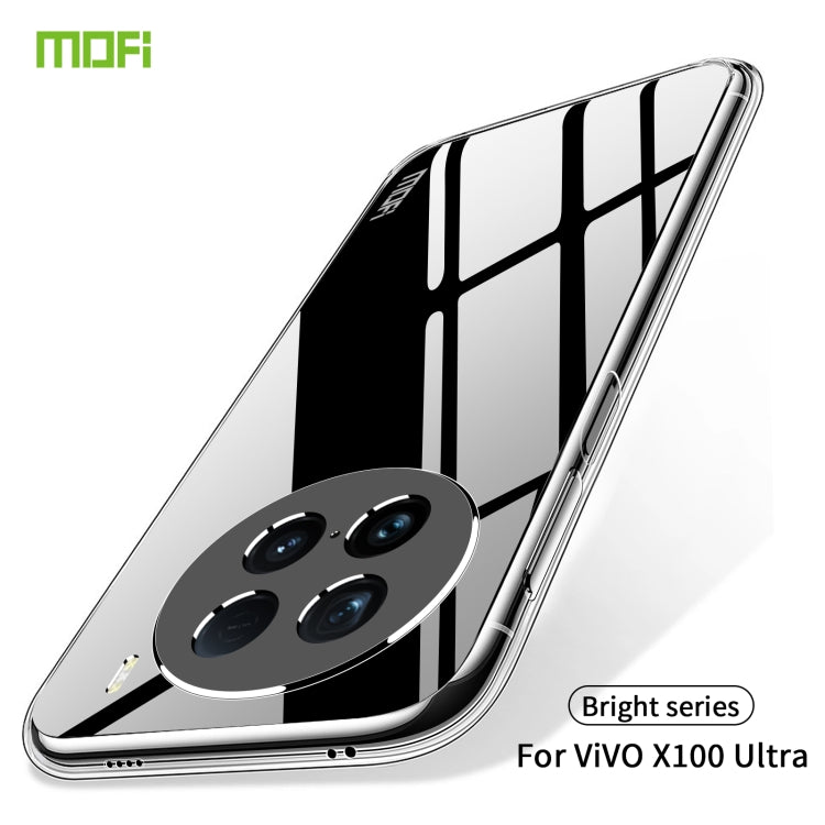 For vivo X100 Ultra MOFI Ming Series Ultra-thin TPU Phone Case(Transparent)