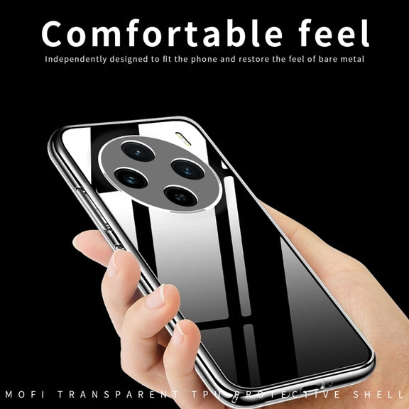 For vivo X200 MOFI Ming Series Ultra-thin TPU Phone Case(Transparent)
