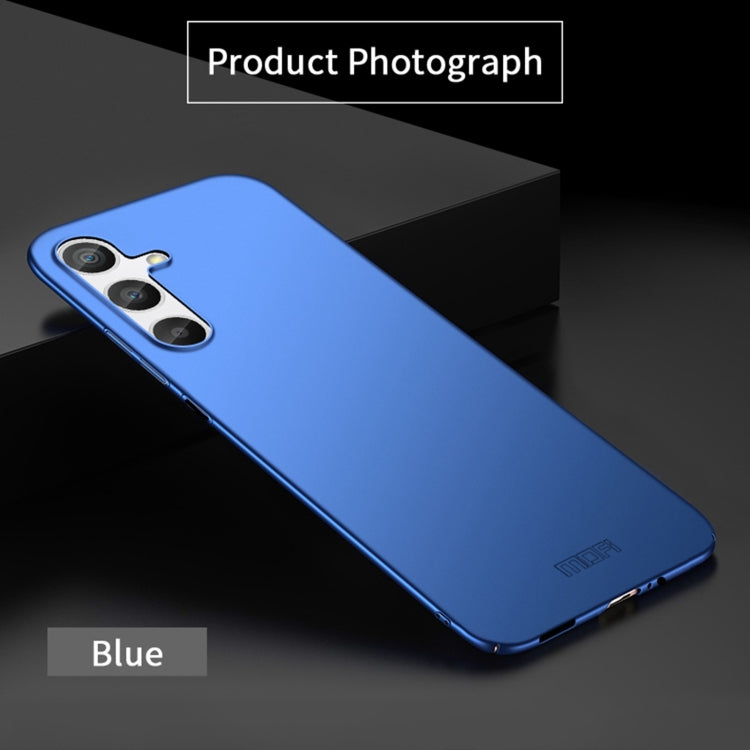 For Samsung Galaxy A24 4G MOFI Frosted PC Ultra-thin Hard Phone Case(Blue) - Galaxy Phone Cases by MOFI | Online Shopping South Africa | PMC TechLife | Buy Now Pay Later Mobicred